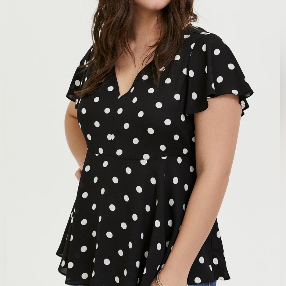 Torrid Flutter Blouse